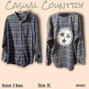 Men's Tennessee Flannel By Casual Country*Size XL*